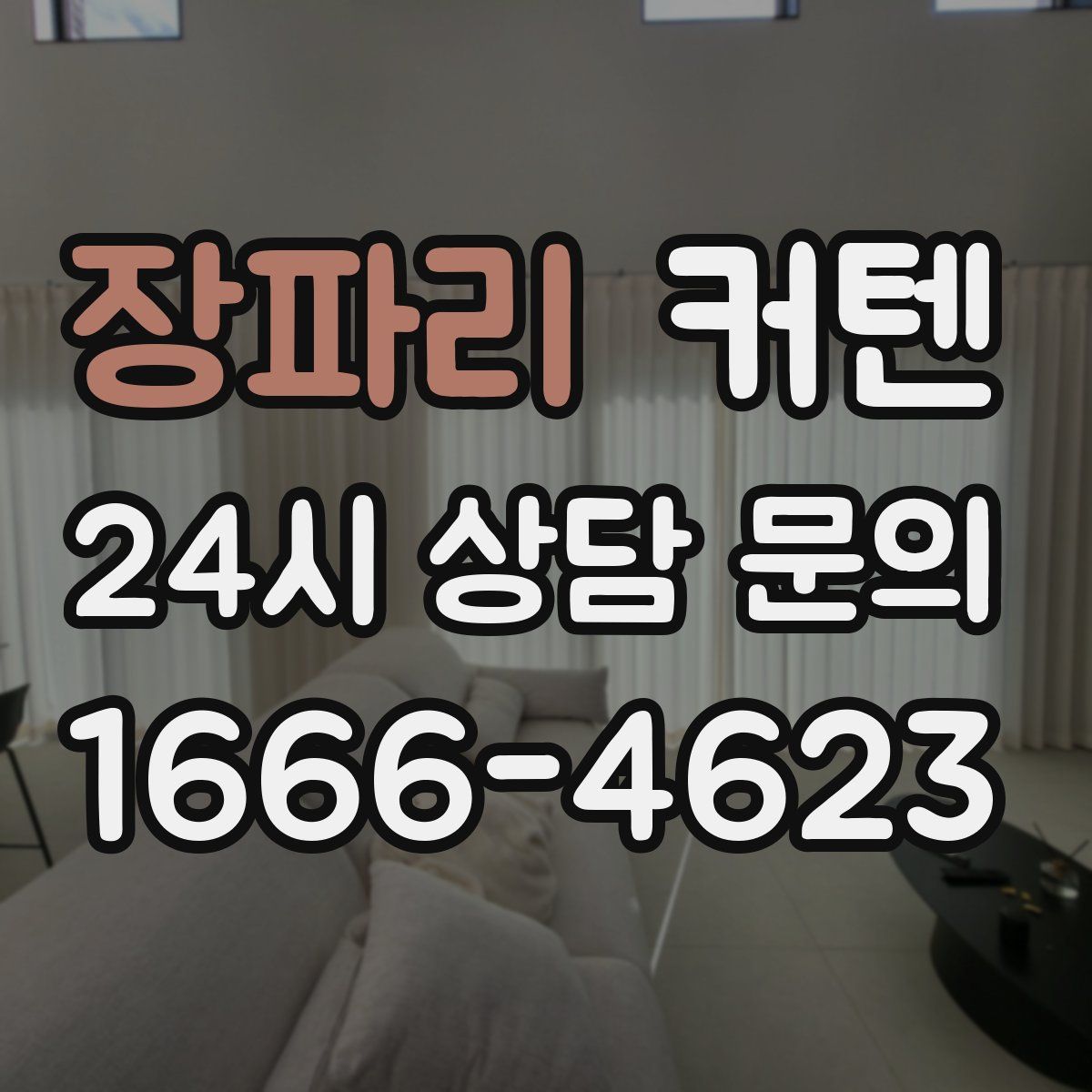 장파리 커텐