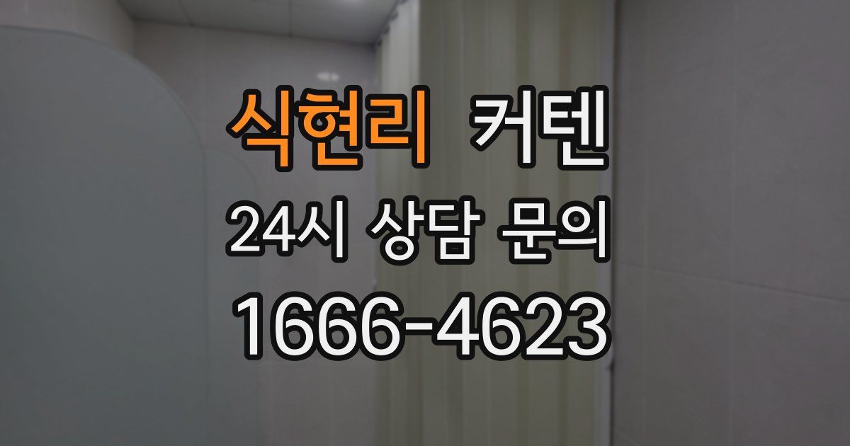 식현리 커텐