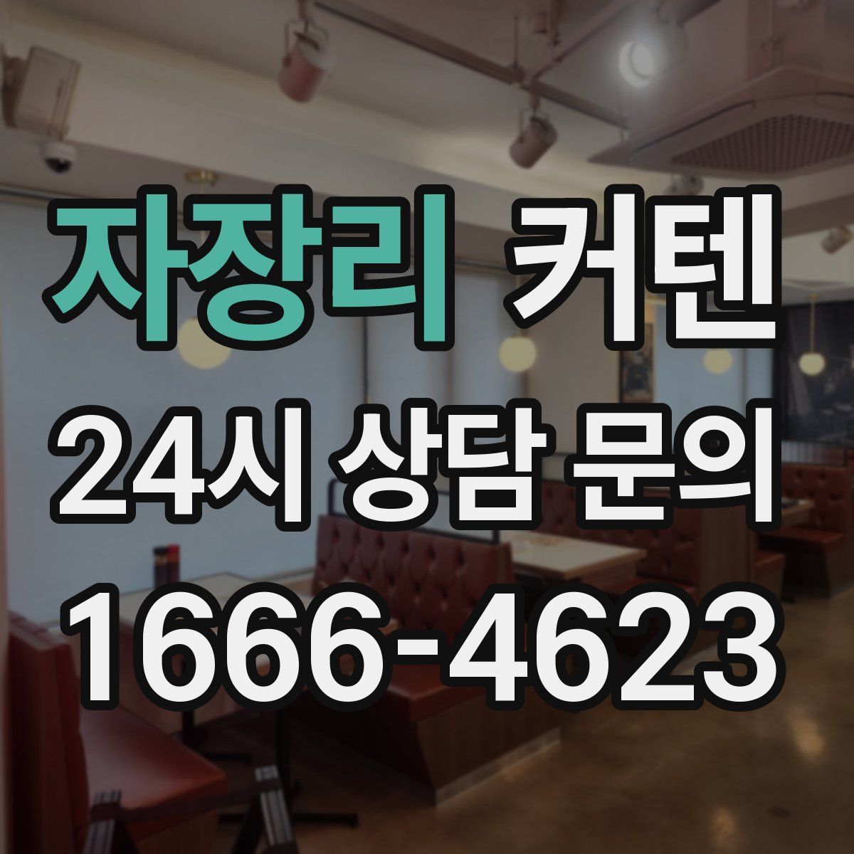 자장리 커텐