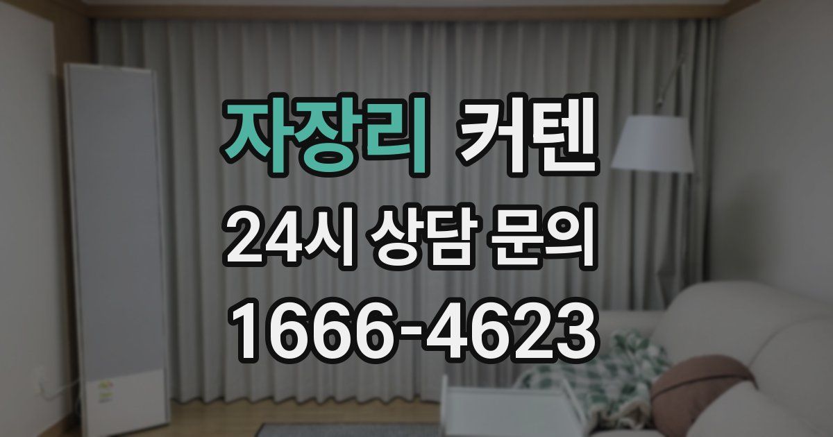 자장리 커텐