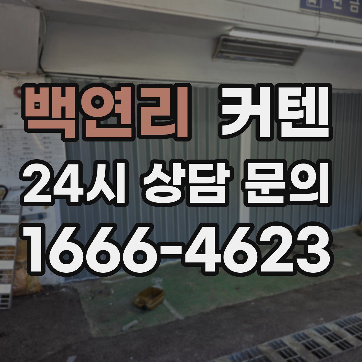 백연리 커텐