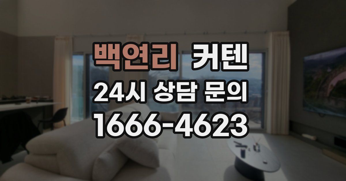 백연리 커텐