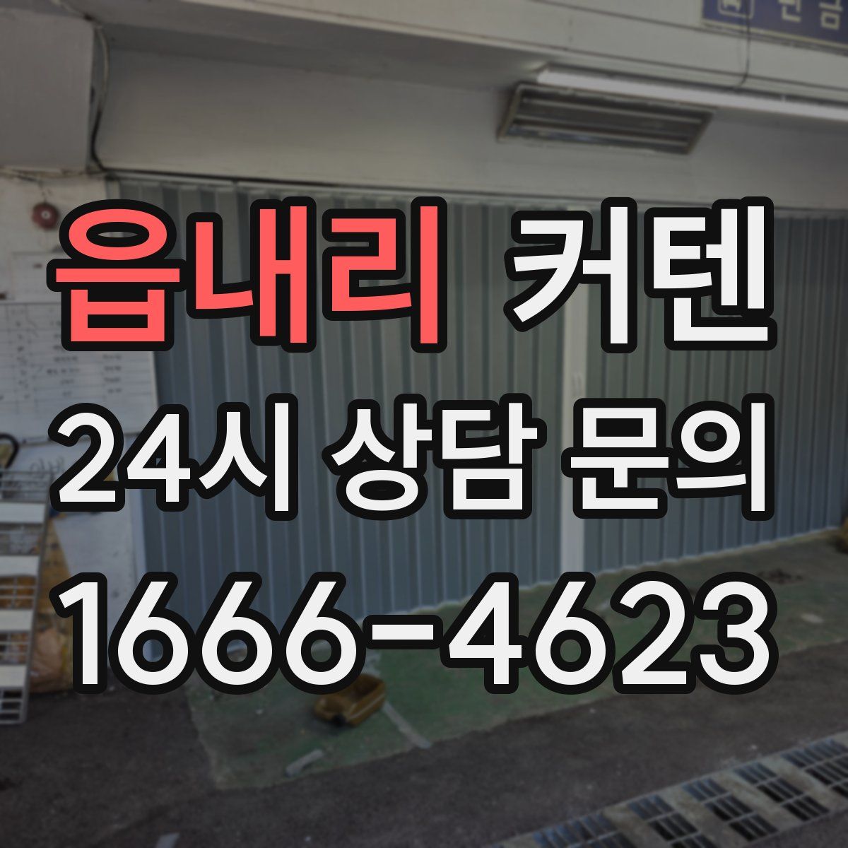 읍내리 커텐