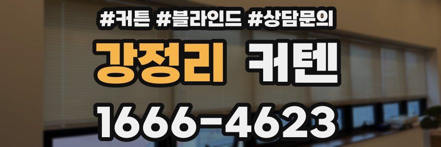 강정리 커텐