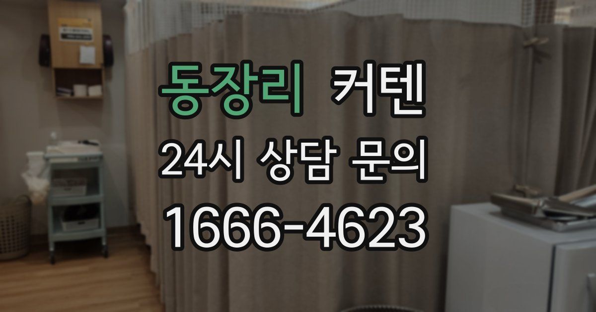 동장리 커텐