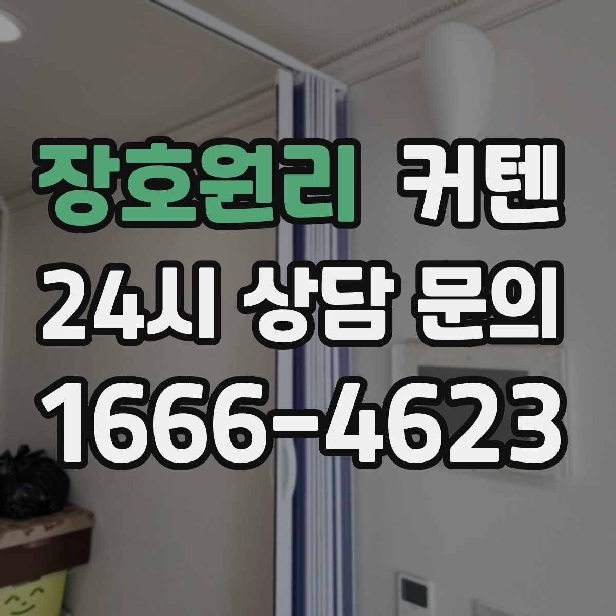 장호원리 커텐