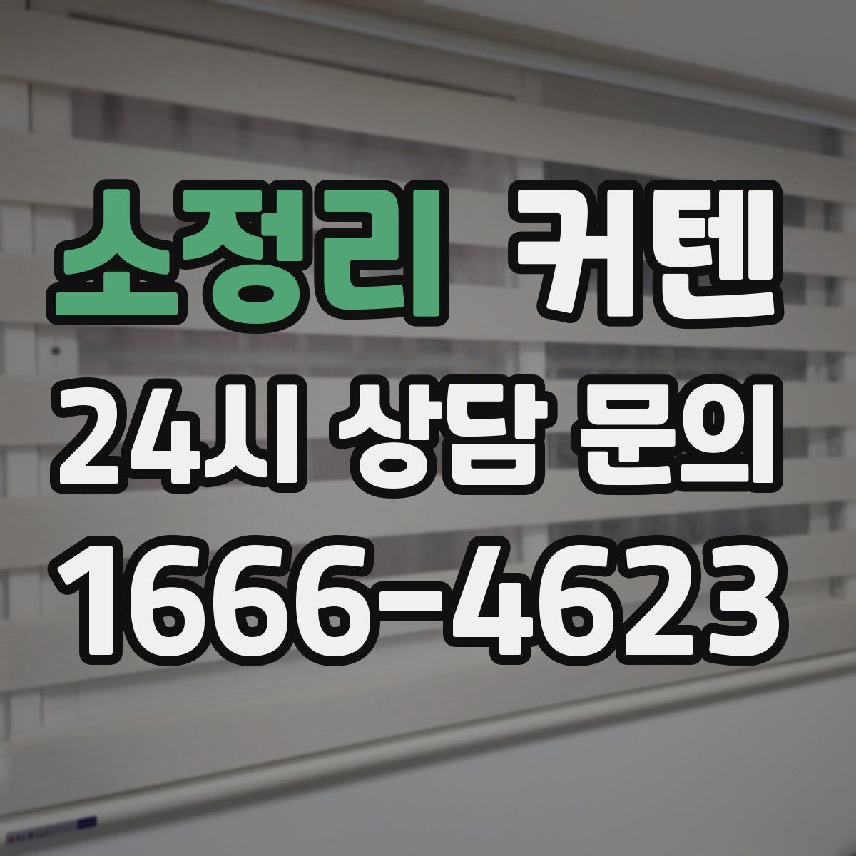 소정리 커텐