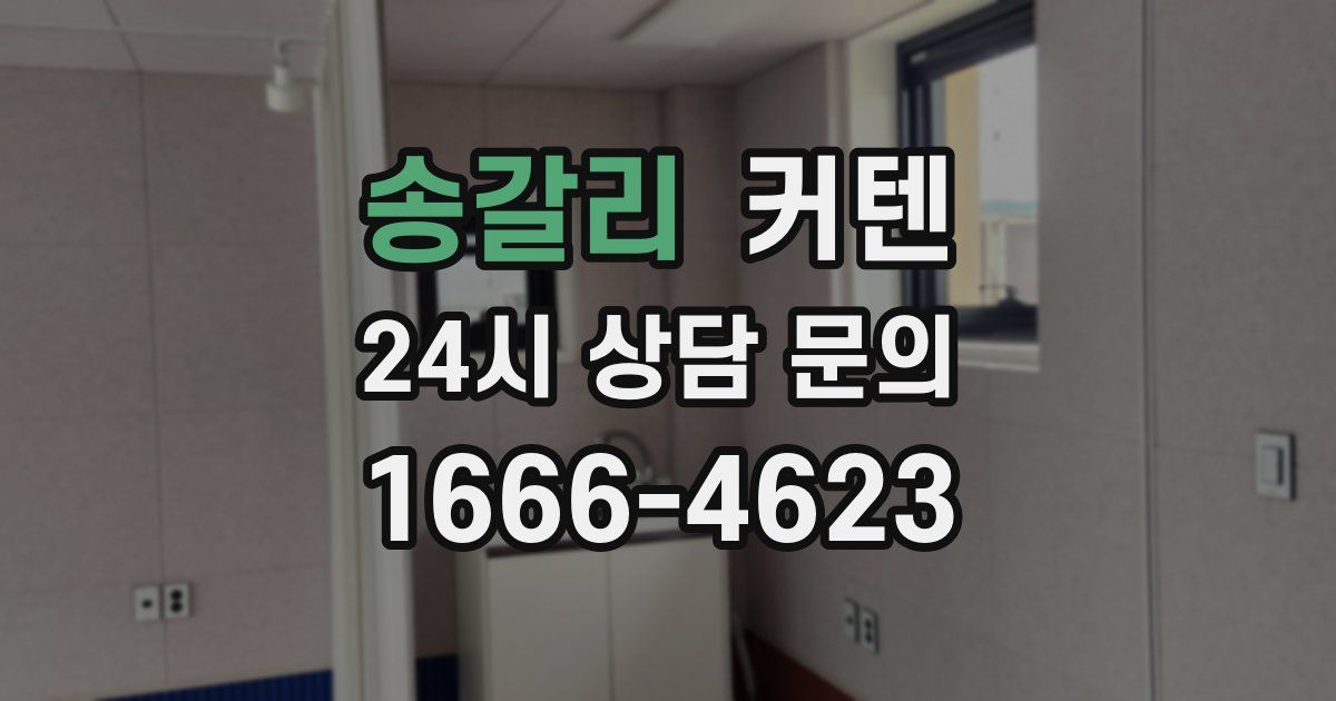 송갈리 커텐