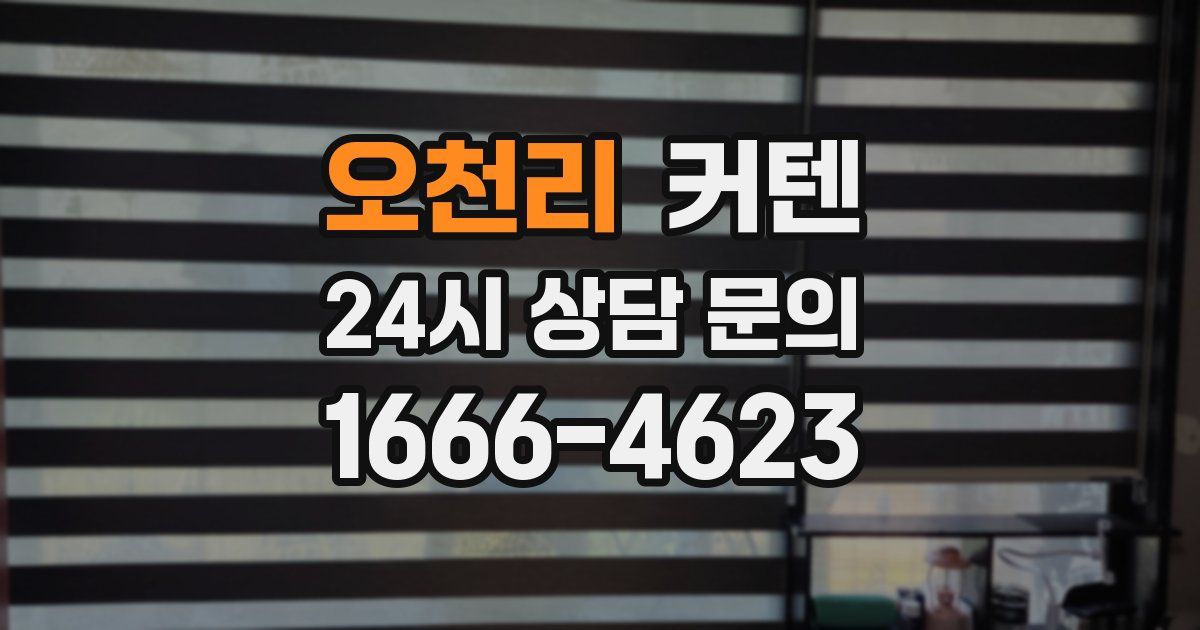 오천리 커텐