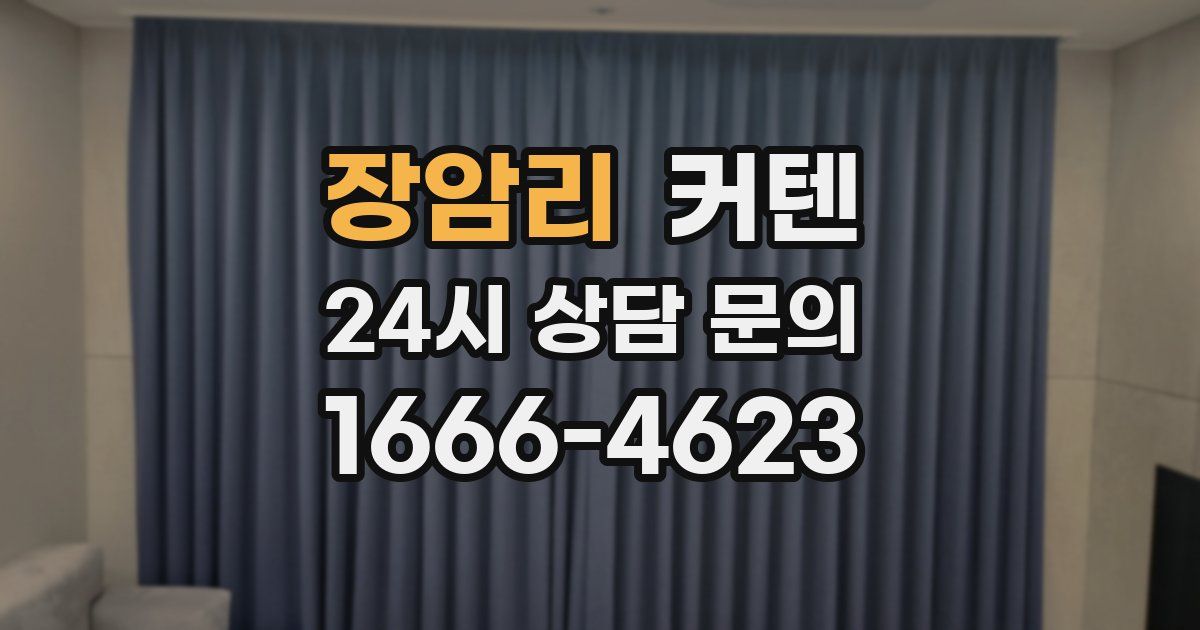 장암리 커텐
