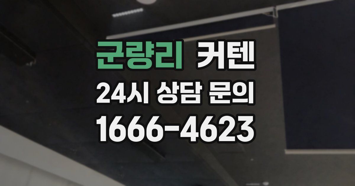 군량리 커텐