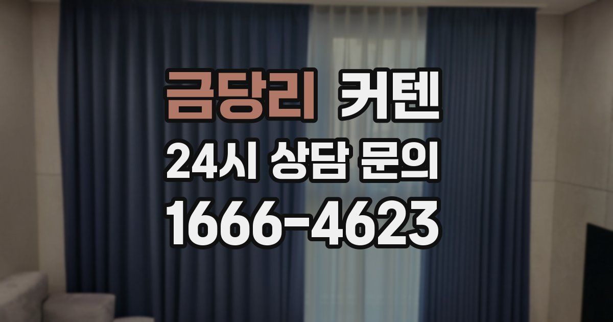 금당리 커텐