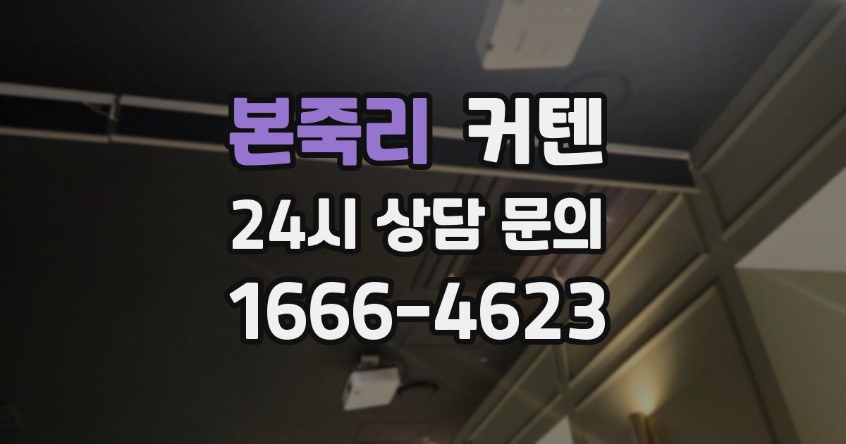 본죽리 커텐