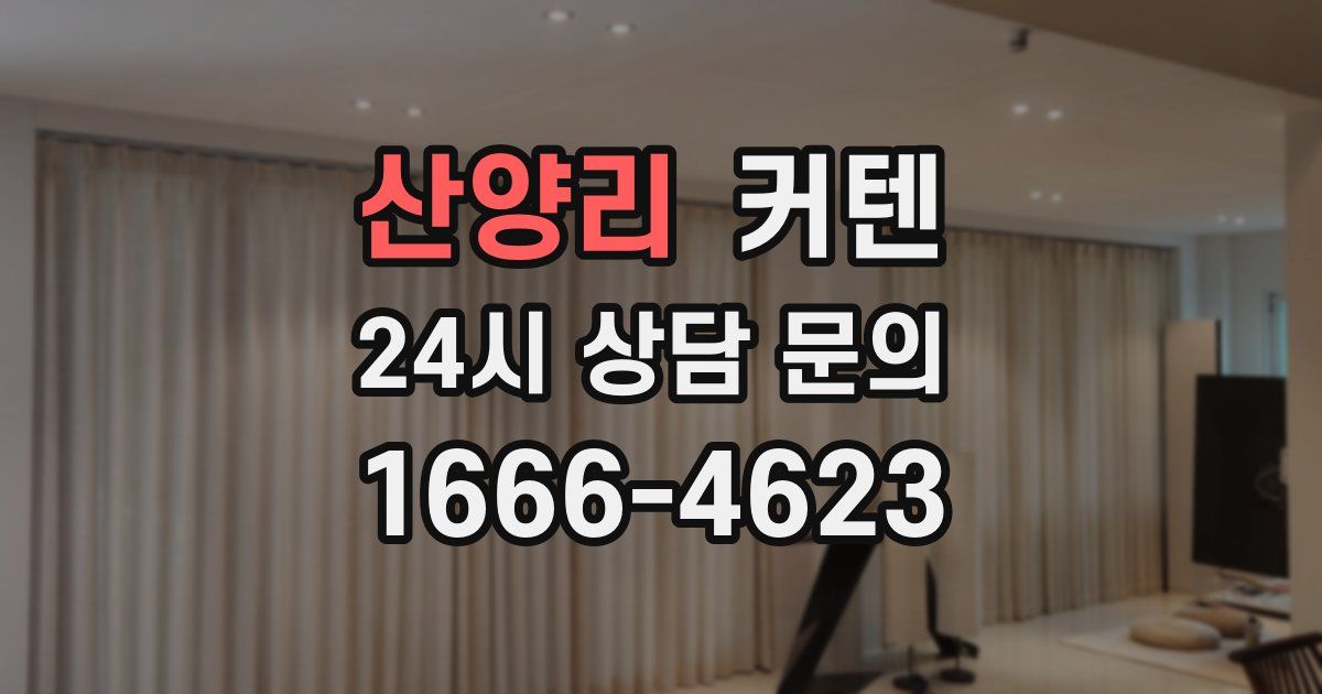 산양리 커텐