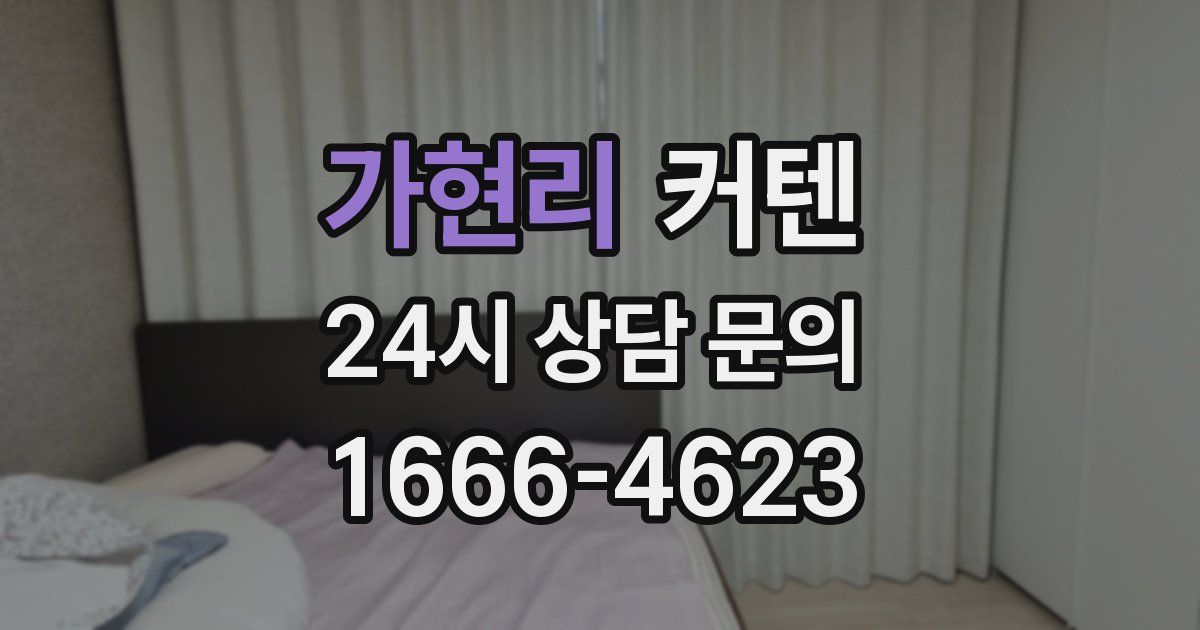 가현리 커텐