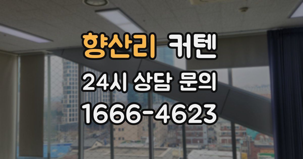 향산리 커텐