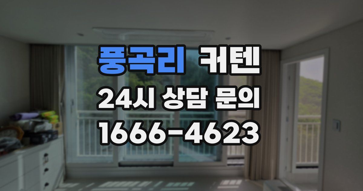 풍곡리 커텐