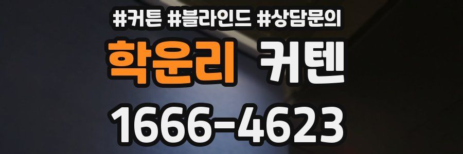 학운리 커텐