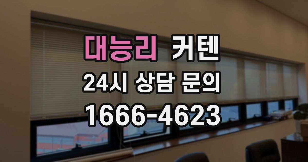 대능리 커텐