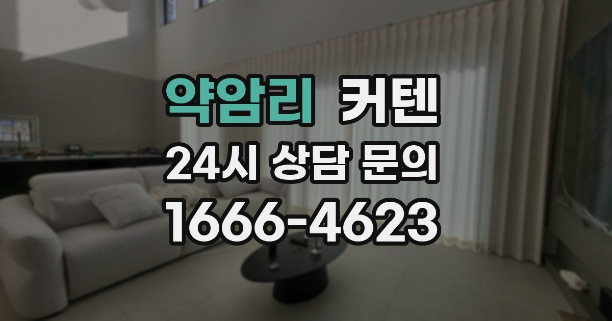 약암리 커텐
