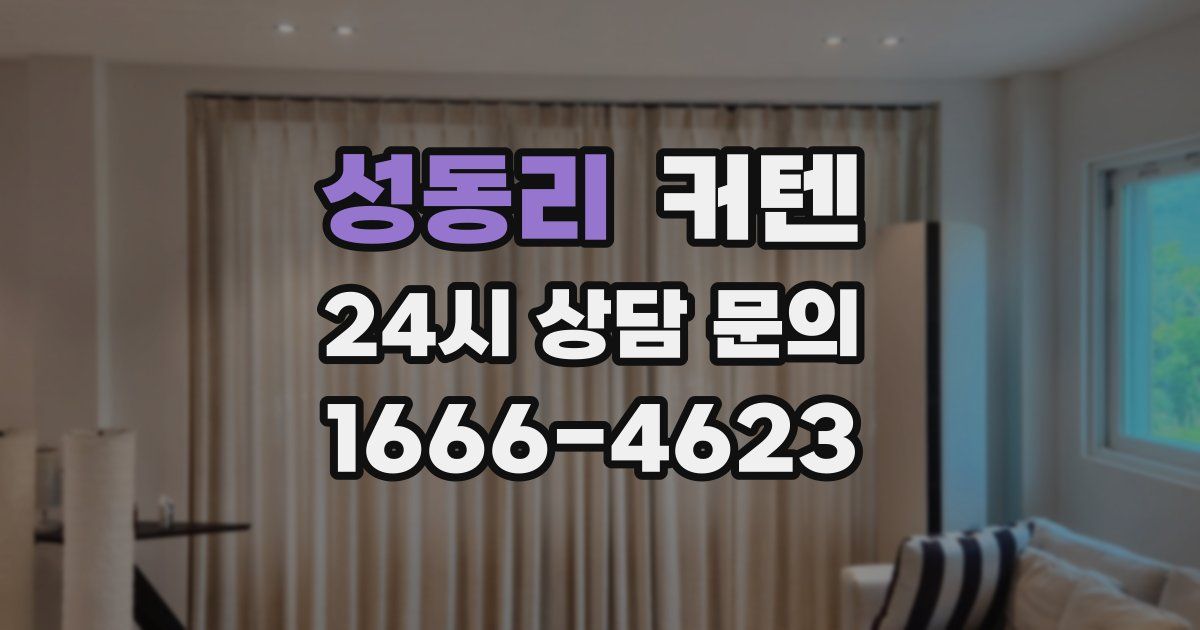 성동리 커텐