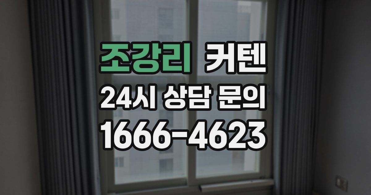 조강리 커텐