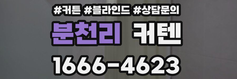 분천리 커텐