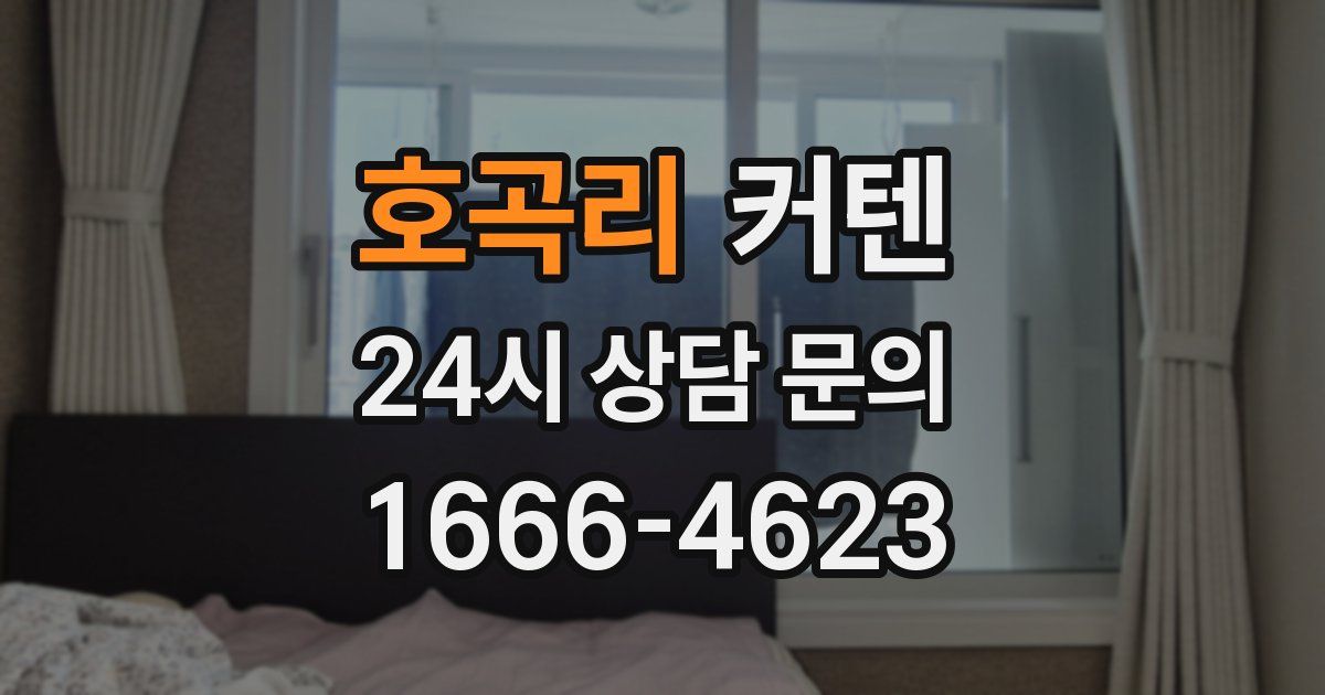 호곡리 커텐
