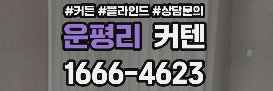 운평리 커텐