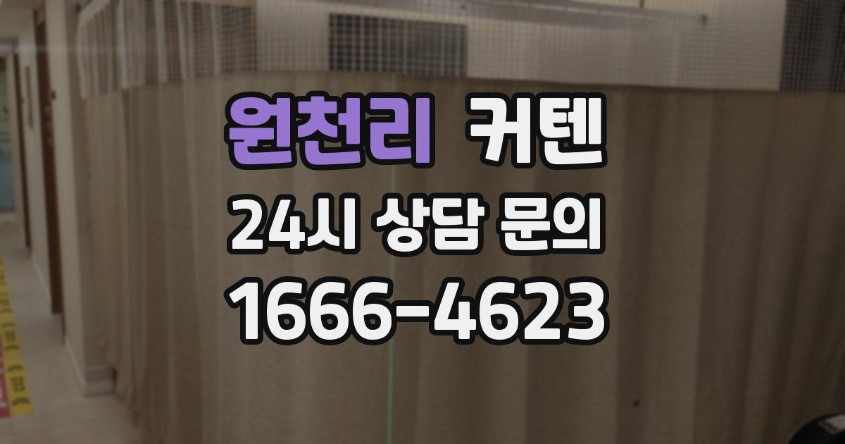 원천리 커텐