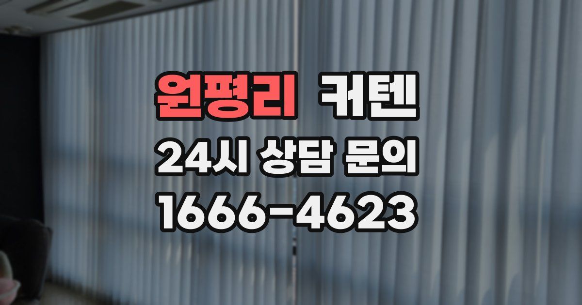 원평리 커텐