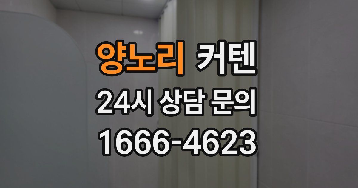 양노리 커텐