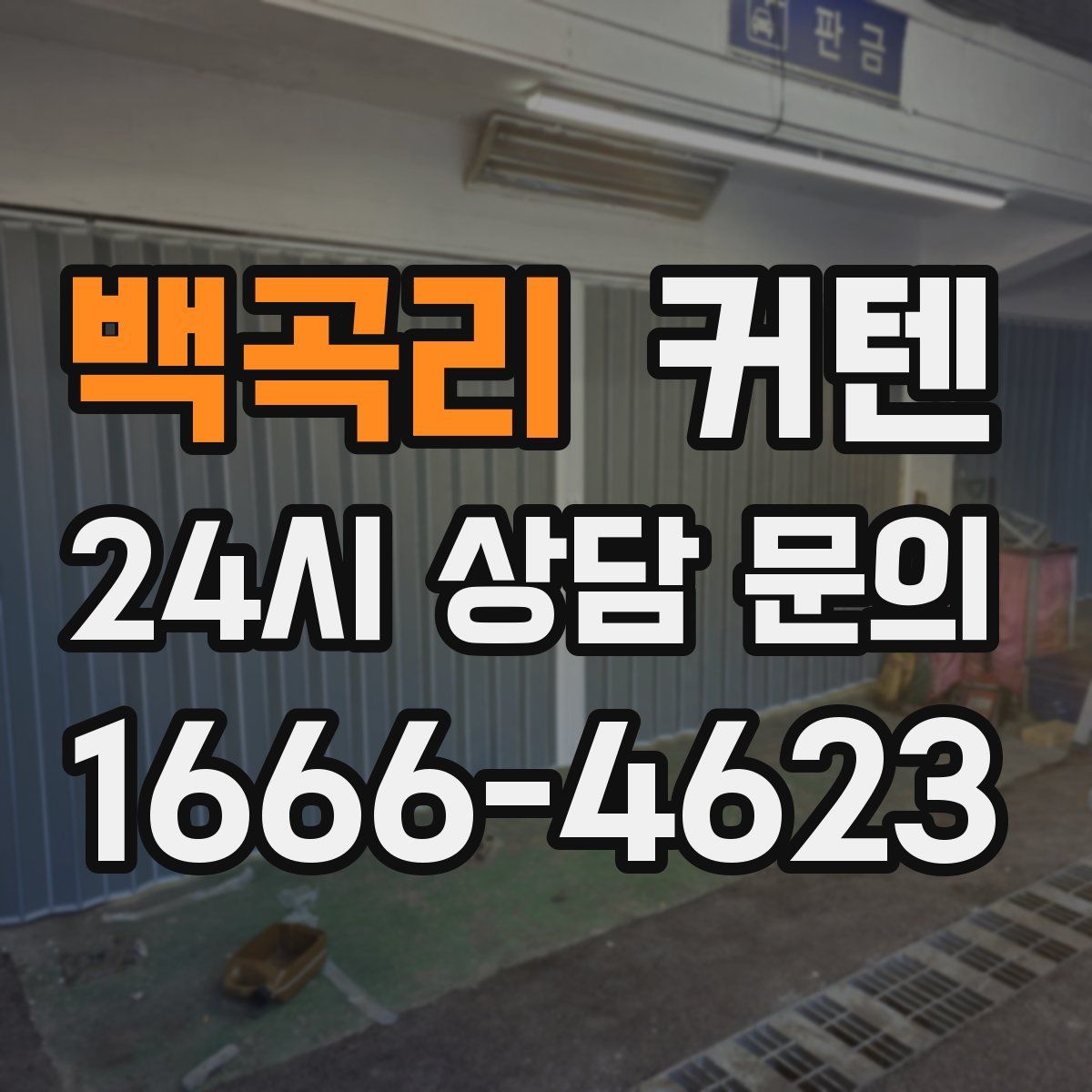 백곡리 커텐