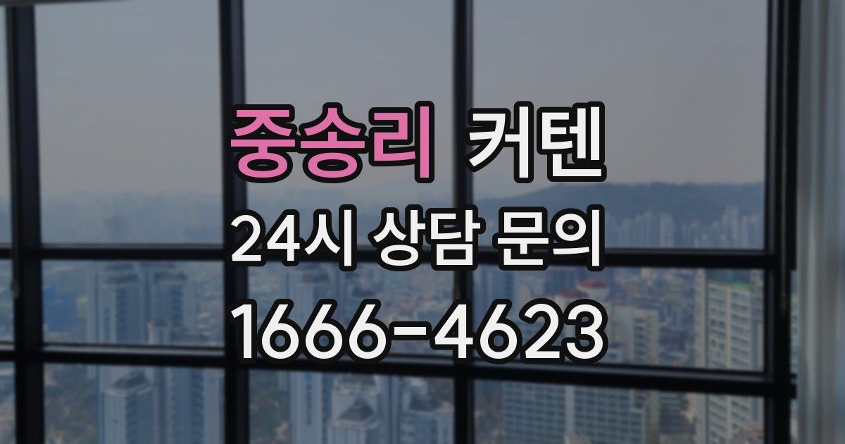 중송리 커텐