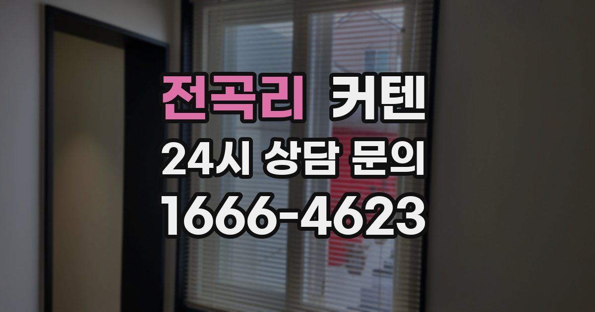 전곡리 커텐