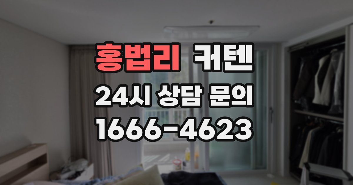 홍법리 커텐
