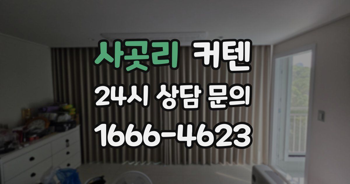 사곳리 커텐