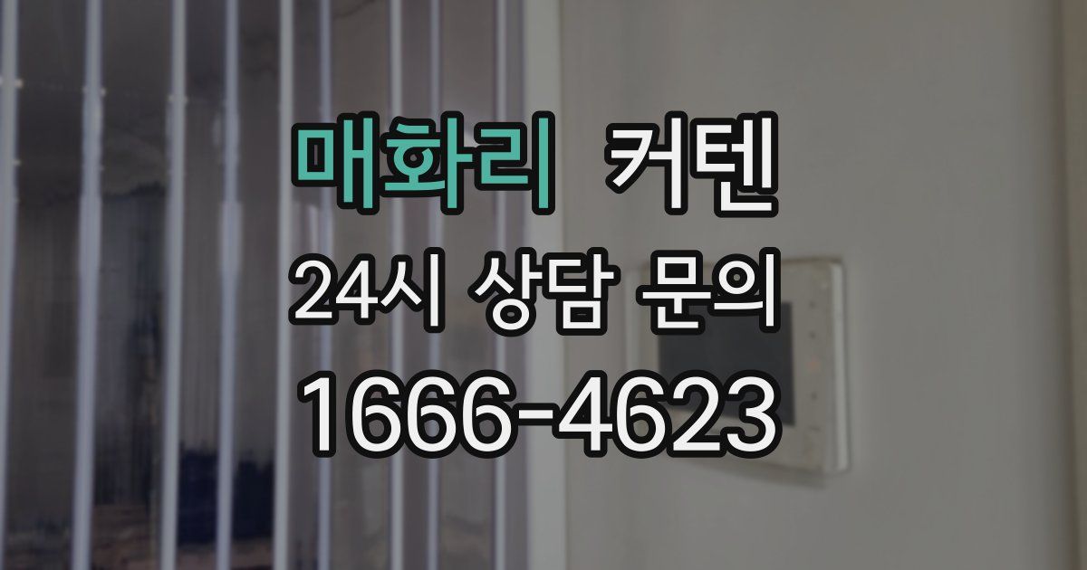 매화리 커텐
