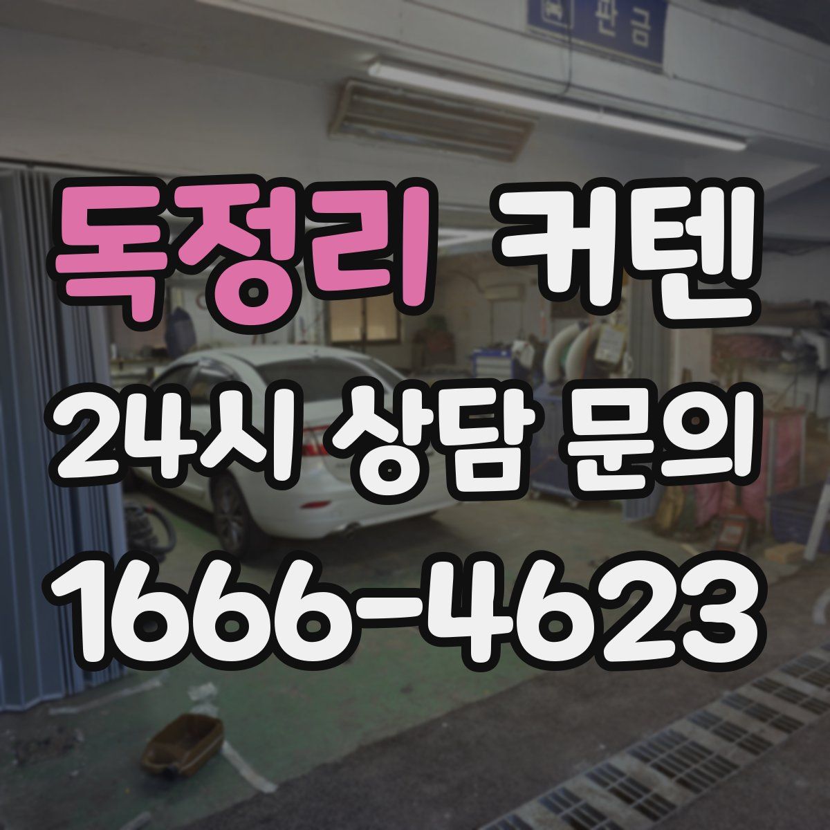 독정리 커텐