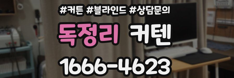 독정리 커텐
