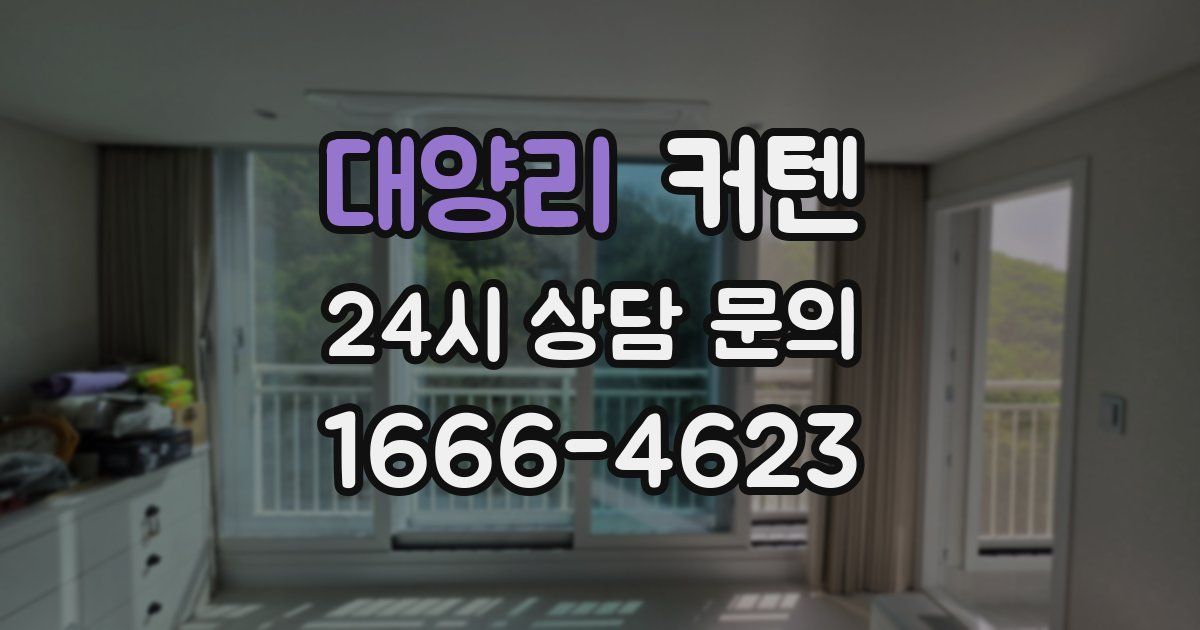 대양리 커텐
