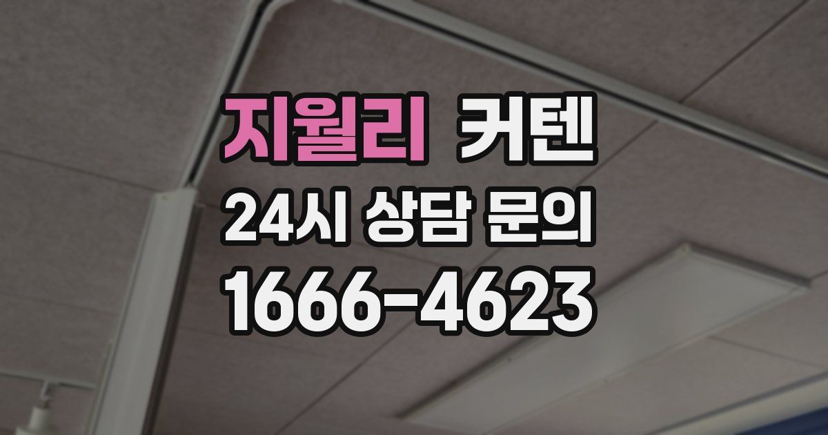 지월리 커텐