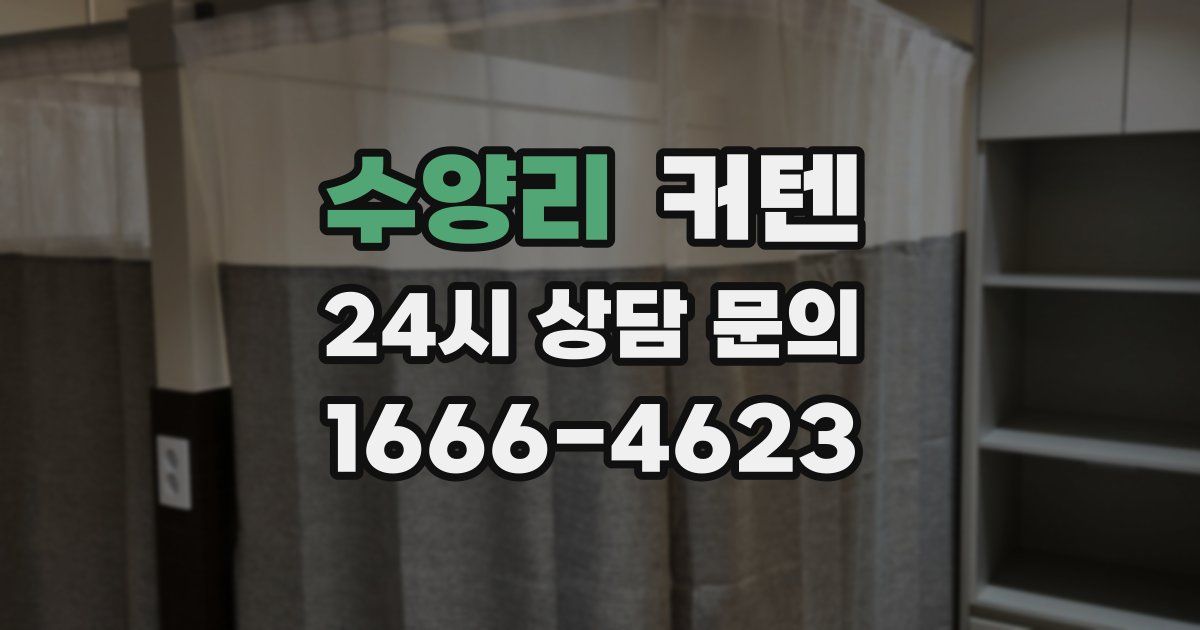 수양리 커텐