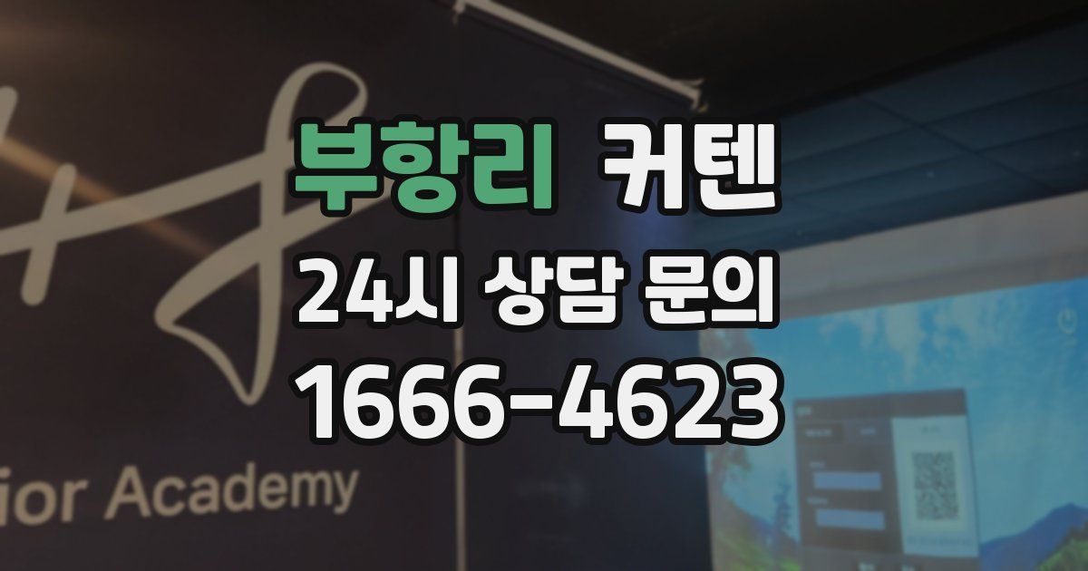 부항리 커텐