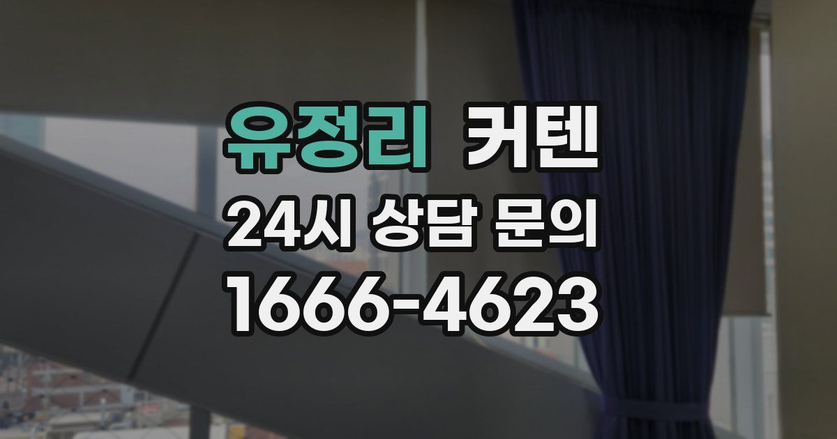 유정리 커텐