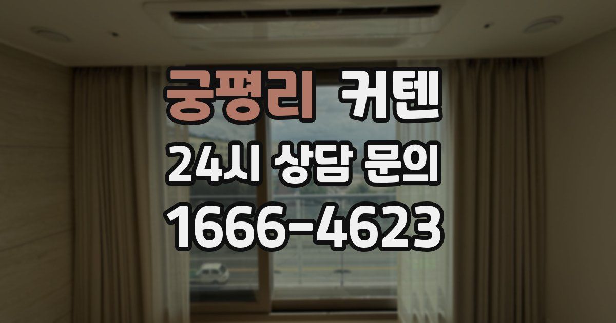 궁평리 커텐