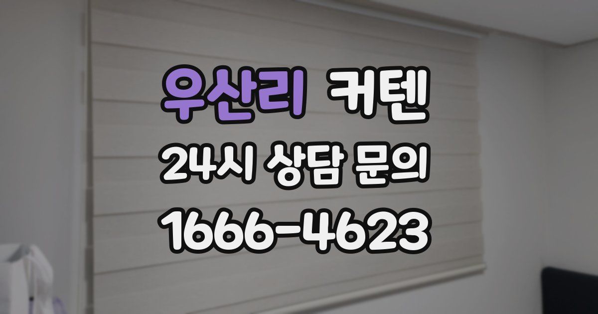 우산리 커텐