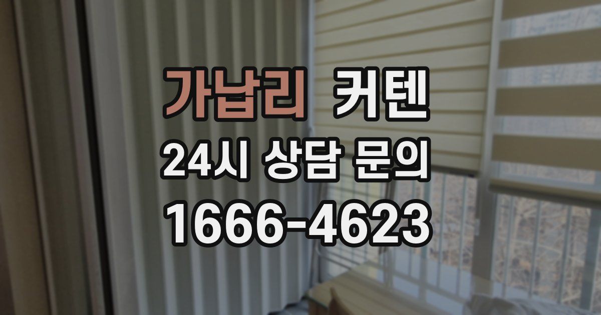 가납리 커텐
