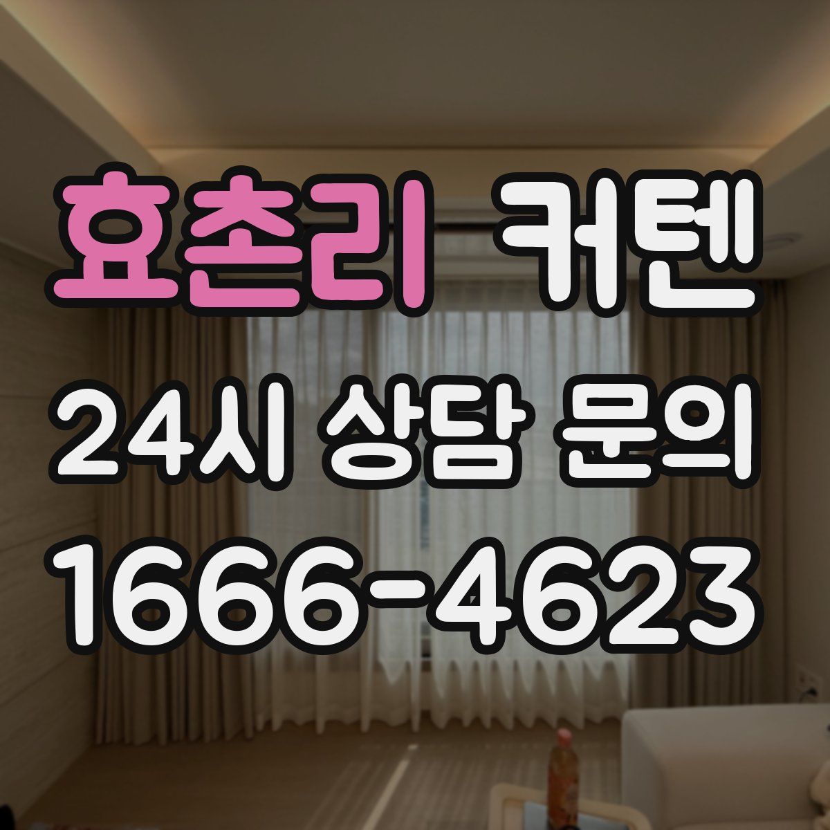 효촌리 커텐