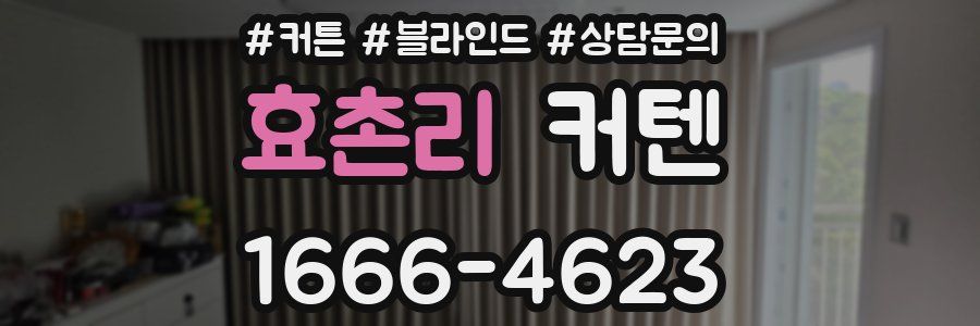 효촌리 커텐